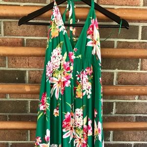 Express Floral Maxi Dress Size Small